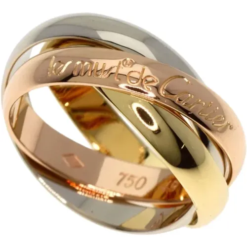 Pre-owned Gold rings , female, Sizes: ONE SIZE - Cartier Vintage - Modalova