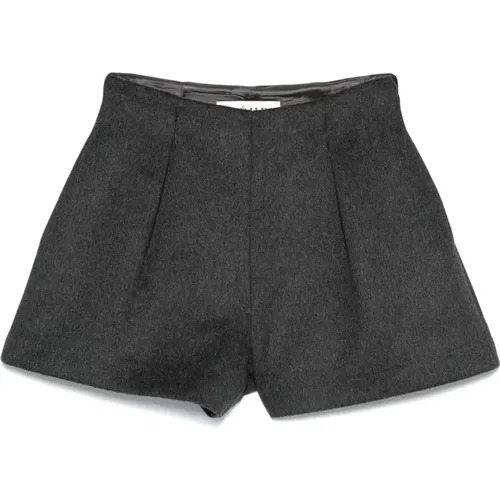 Anthrazit Wolle Mini Skulptur Shorts - Róhe - Modalova