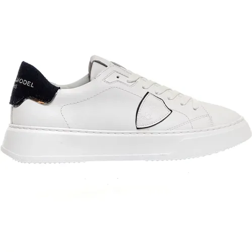 Womens Shoes Sneakers Bianco Noos , female, Sizes: 7 UK - Philippe Model - Modalova