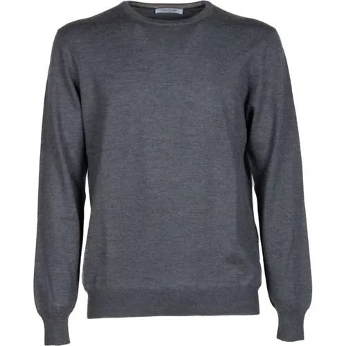 Merinos Iron Wool Sweater , male, Sizes: 3XL, 4XL - Gran Sasso - Modalova