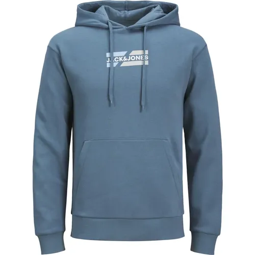 Grafik Hoodie mit extra weichem Inneren , Herren, Größe: XL - jack & jones - Modalova