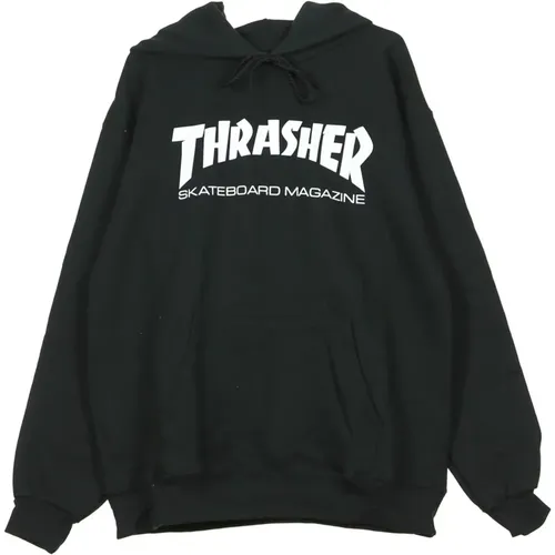 White Hooded Sweatshirt , unisex, Sizes: XL, S, L - Thrasher - Modalova