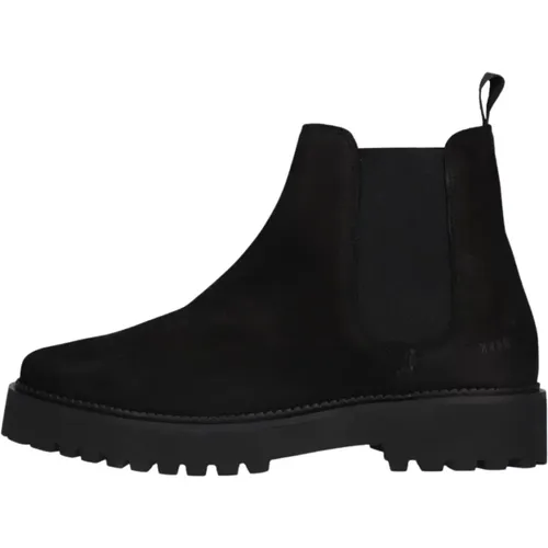 Schwarze Chelsea Boots Logan Rai , Herren, Größe: 46 EU - Nubikk - Modalova