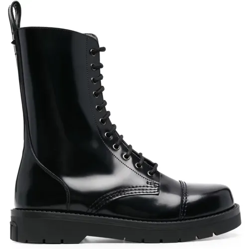 Boots with laces , male, Sizes: 10 UK, 7 UK, 11 UK - Valentino Garavani - Modalova