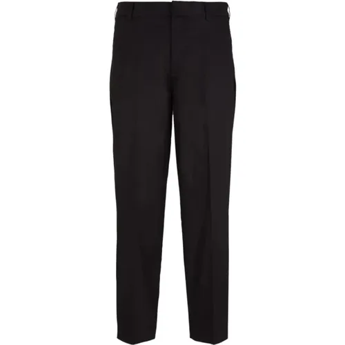 Men's Clothing Trousers Nero Ss24 , male, Sizes: L, 2XL, XL, 3XL - Emporio Armani - Modalova