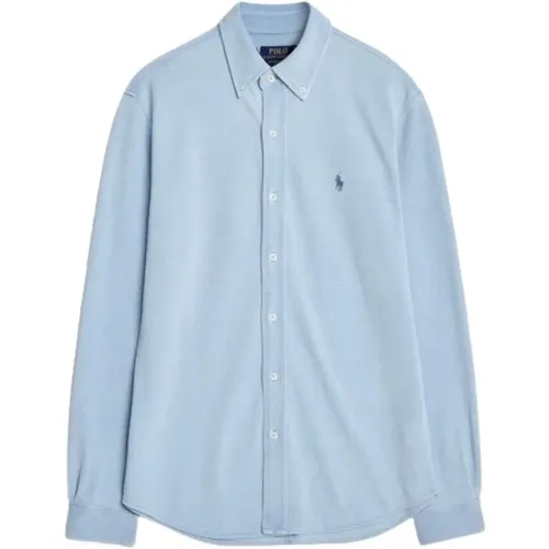 Classic Cotton Piqué Shirt , male, Sizes: M - Polo Ralph Lauren - Modalova