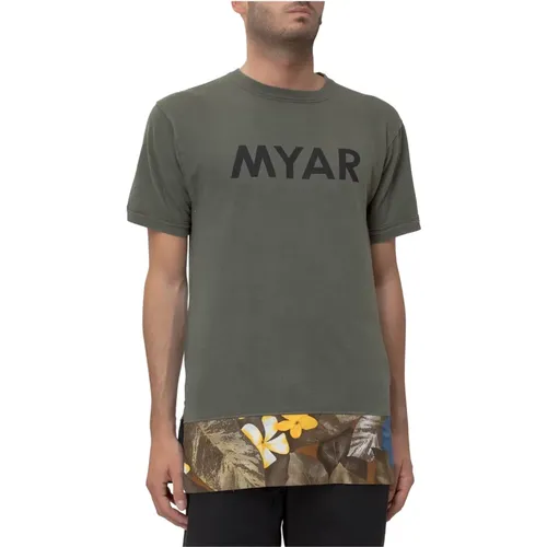 T-Shirts , Herren, Größe: L - MYAR - Modalova