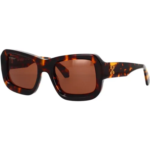 Verona Sunglasses - Contemporary Design and Urban Charm , female, Sizes: 53 MM - Off White - Modalova