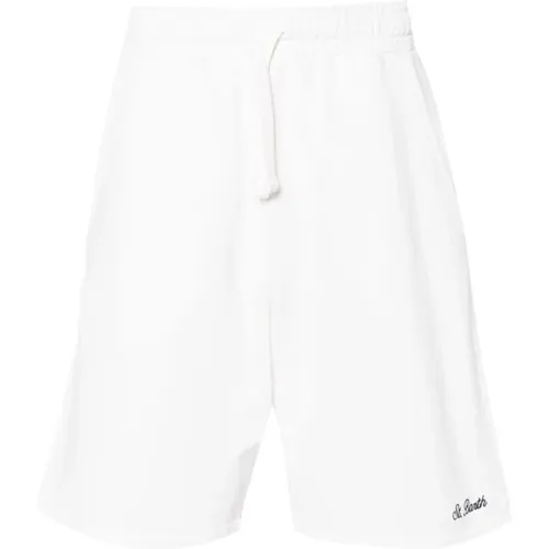 Jersey Shorts with Logo Embroidery , male, Sizes: L - MC2 Saint Barth - Modalova