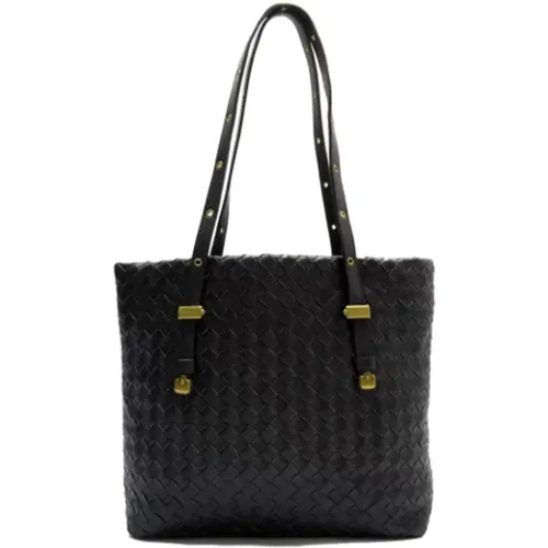 Pre-owned Leather shoulder-bags , female, Sizes: ONE SIZE - Bottega Veneta Vintage - Modalova