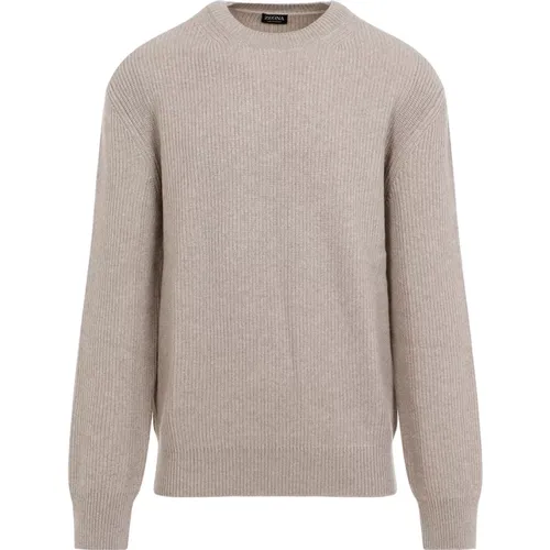 Luxurious Cashmere Knitwear Sweater , male, Sizes: XL - Ermenegildo Zegna - Modalova