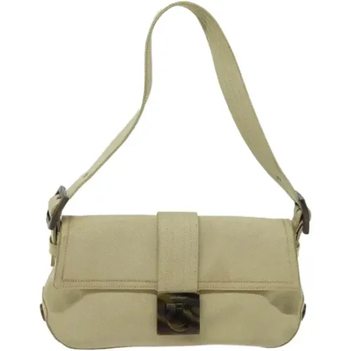 Pre-owned Canvas shoulder-bags , female, Sizes: ONE SIZE - Salvatore Ferragamo Pre-owned - Modalova