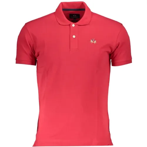 Schickes Slim-Fit-Polo mit kontrastierenden Details - LA MARTINA - Modalova