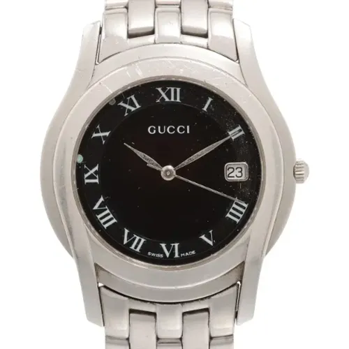 Pre-owned Stainless Steel watches , female, Sizes: ONE SIZE - Gucci Vintage - Modalova