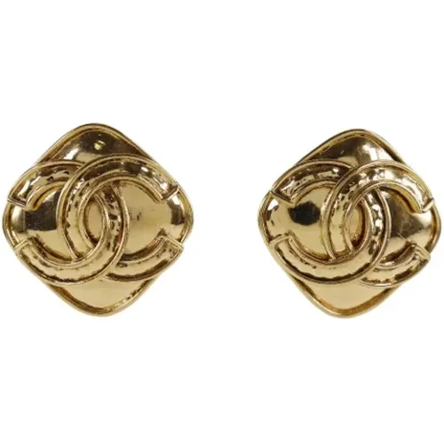 Pre-owned Metal earrings , female, Sizes: ONE SIZE - Chanel Vintage - Modalova