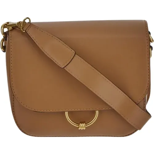 New Beige Leather Crossbody Bag , female, Sizes: ONE SIZE - Gianni Chiarini - Modalova