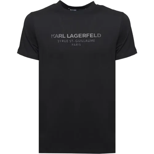 D Address T-Shirt , male, Sizes: 2XL, XL - Karl Lagerfeld - Modalova