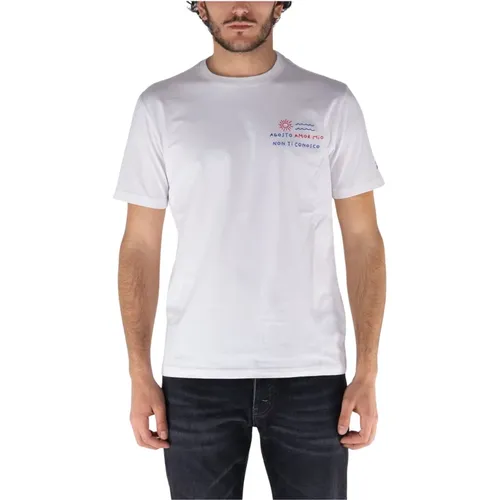 Portofino Agosto Amor T-Shirt , male, Sizes: M - MC2 Saint Barth - Modalova