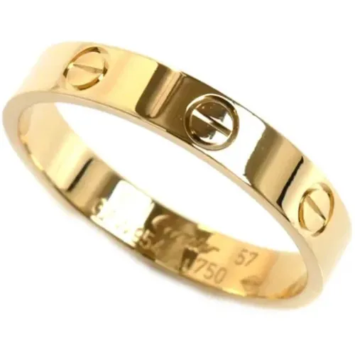 Pre-owned Gold rings , female, Sizes: ONE SIZE - Cartier Vintage - Modalova