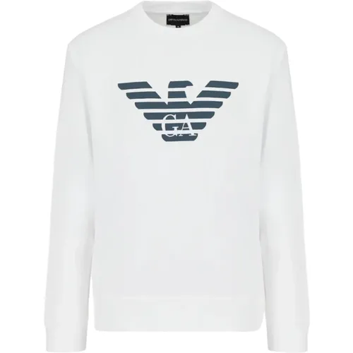 Klassischer Crewneck Sweatshirt , Herren, Größe: XS - Emporio Armani - Modalova