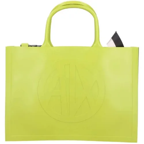 Agave Shopping Bag Women PVC , female, Sizes: ONE SIZE - Armani Exchange - Modalova
