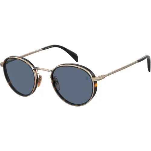 DB 1033/S Sonnenbrille in Havana Gold/Blue - Eyewear by David Beckham - Modalova