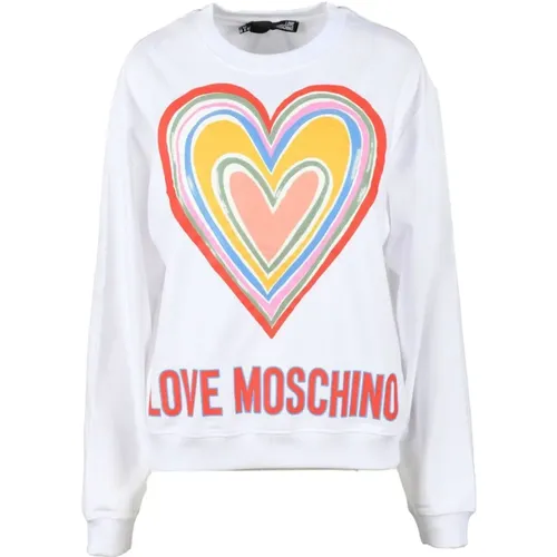 Baumwollpullover , Damen, Größe: XS - Love Moschino - Modalova