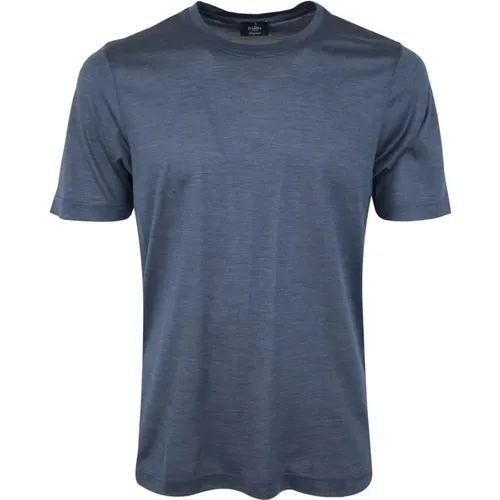 Silk T-Shirt , male, Sizes: 2XL - Barba Napoli - Modalova