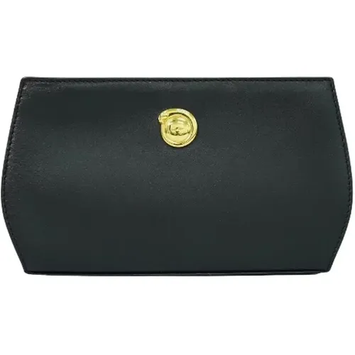 Pre-owned Leather clutches , female, Sizes: ONE SIZE - Cartier Vintage - Modalova