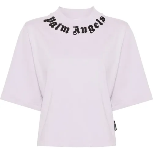 Stylish T-shirts and Polos Collection , female, Sizes: XS, M - Palm Angels - Modalova