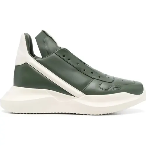 Geth runner leather sneakers , male, Sizes: 10 UK, 11 UK - Rick Owens - Modalova