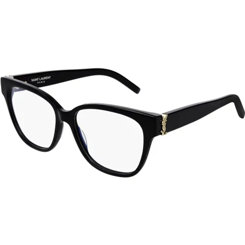 Gold Eyewear Frames SL M39 , Damen, Größe: 53 MM - Saint Laurent - Modalova