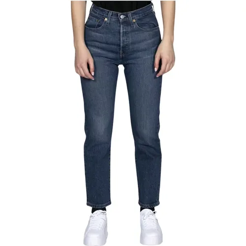 Levi's, 501 Crop Jeans , Damen, Größe: W23 L26 - Levis - Modalova