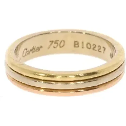 Pre-owned Gold rings , female, Sizes: ONE SIZE - Cartier Vintage - Modalova