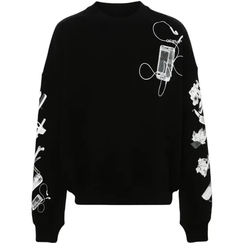Sweater Collection , male, Sizes: XS - Off White - Modalova