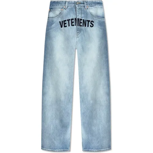 Jeans mit Logo Vetements - Vetements - Modalova