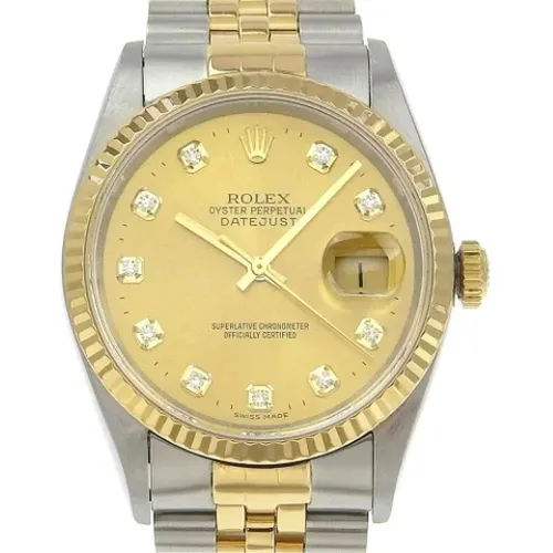 Pre-owned Metal watches , female, Sizes: ONE SIZE - Rolex Vintage - Modalova