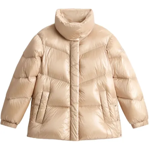 Padded Quilted Coat Water-Repellent , female, Sizes: XL, XS, L, M - Woolrich - Modalova