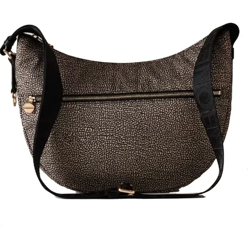 Shopping Bag in Sand/Terracotta Style , female, Sizes: ONE SIZE - Borbonese - Modalova