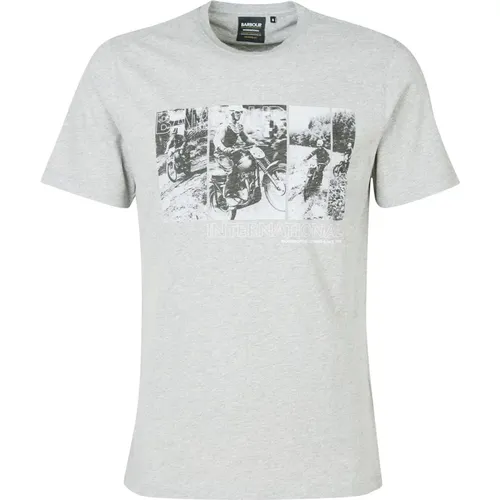 Graphic-Print T-Shirt , male, Sizes: XL, L - Barbour - Modalova