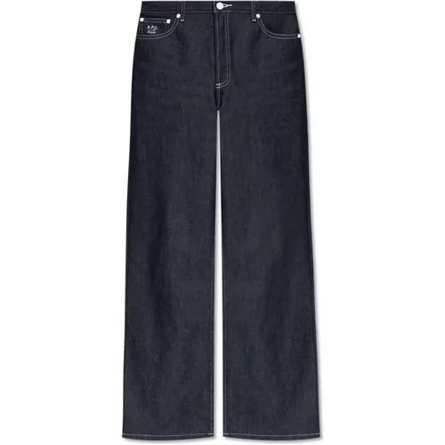 Wide-leg jeans , female, Sizes: W25, W27, W26, W28, W29 - A.p.c. - Modalova