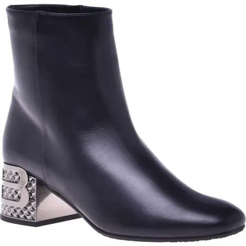 Ankle boots in leather , female, Sizes: 4 UK, 3 UK, 6 UK, 8 UK, 5 UK, 4 1/2 UK - Baldinini - Modalova