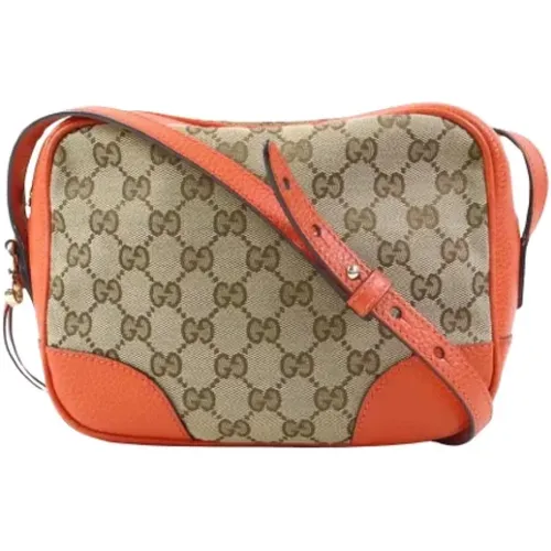 Pre-owned Canvas gucci-bags , female, Sizes: ONE SIZE - Gucci Vintage - Modalova