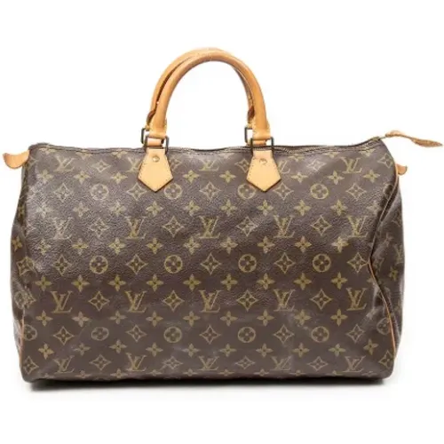 Pre-owned Coated canvas handbags , female, Sizes: ONE SIZE - Louis Vuitton Vintage - Modalova