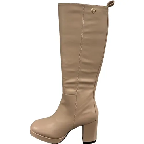 Leather Boots , female, Sizes: 6 UK, 5 UK, 8 UK - Braccialini - Modalova