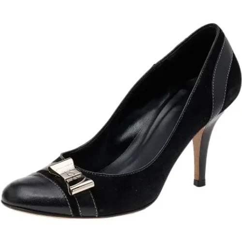 Pre-owned Leather heels , female, Sizes: 3 UK - Gucci Vintage - Modalova