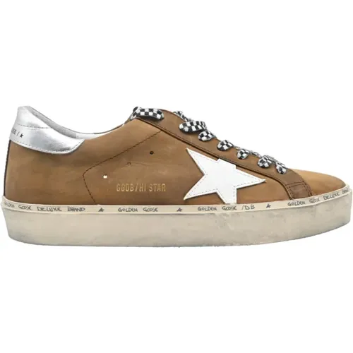 And White Star Sneakers , female, Sizes: 10 UK - Golden Goose - Modalova