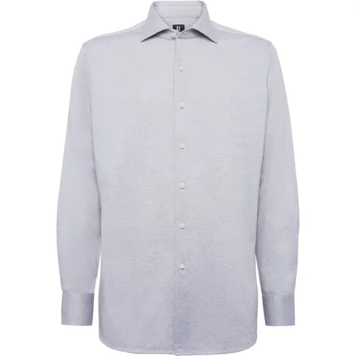 Regular Fit Baumwoll-Jersey-Poloshirt , Herren, Größe: XL - Boggi Milano - Modalova
