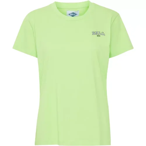 Damen Lime T-Shirt Top , Damen, Größe: M - Ball - Modalova