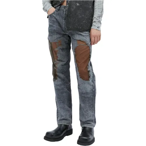 D-Macs Distressed Jeans mit Durchsichtigen Einsätzen - Diesel - Modalova